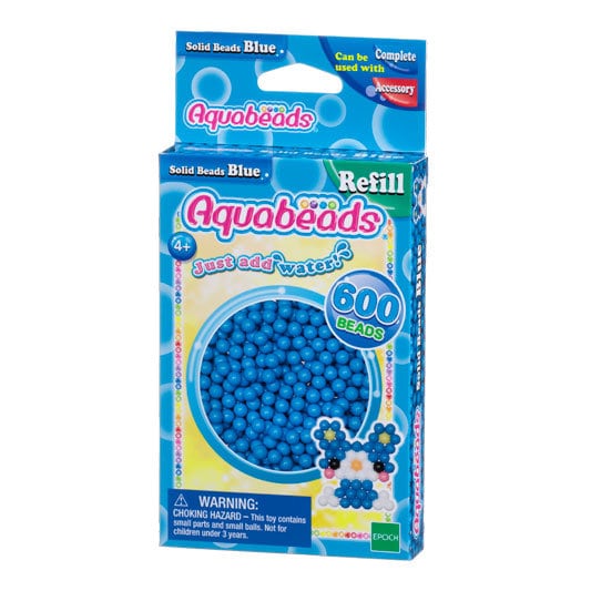 BLUE Solid Beads Aquabeads
