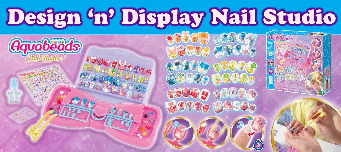 Aquabeads Nail Studio Design ‘n’ Display Nail Studio