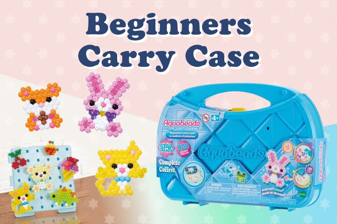 Aquabeads Beginners Carry Case, Easy Aqua Beads Templates