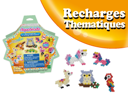 Kit créatif aquabeads le display sachets thématiques modèle