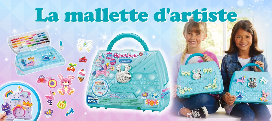 Boite Aquabeads malette d'artiste - Aquabeads