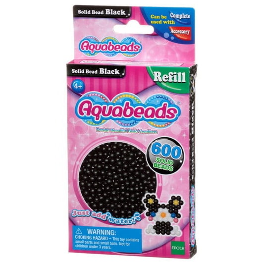 Black Solid  Bead Pack (pink)