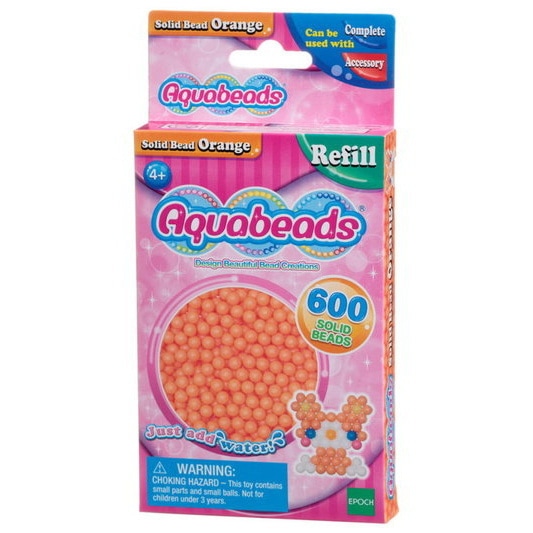 Orange Solid  Bead Pack (pink)
