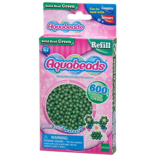 Green Solid  Bead Pack (pink)