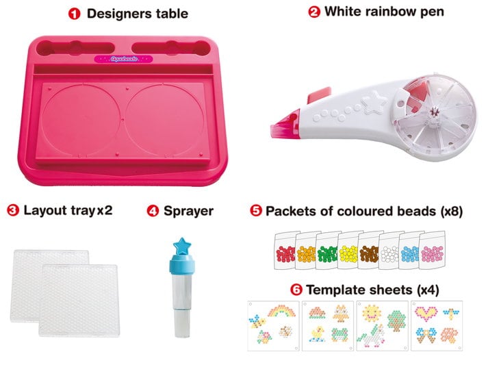 Rainbow Pen Station (pink)