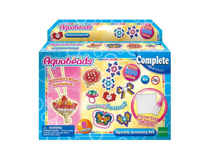 Aqua Beads Set Dory E I Suoi Amici - 510 Perline In 10 Colori, 3 Fogli Sagoma, Gioco Creativo Per Bambini 4-14 Anni