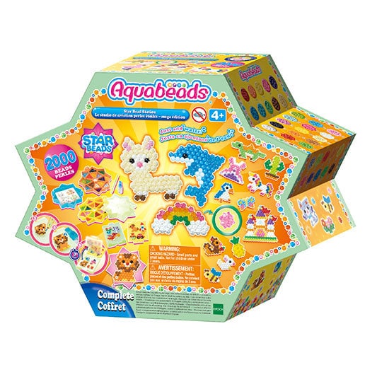 AquaBeads Jumbo Arts & Crafts Set for Children in Day on The Farm Theme -  Over 3,500 Beads & 2 Display Stands