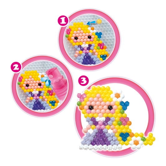 Aquabeads Disney Princess Dazzle Set - Ariel, Rapunzel, Jasmine, Belle,  Cinderella 