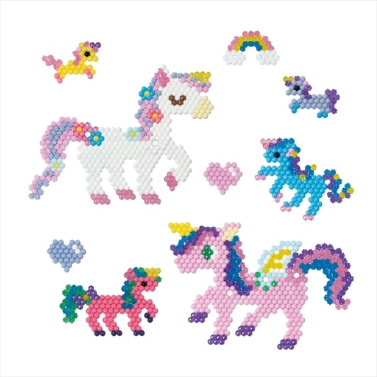 Créations licorne en perles à eau Aquabeads - Lucky Sophie blog