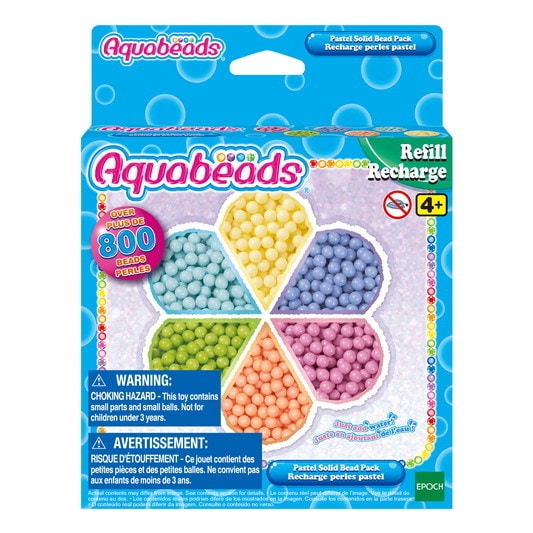 Aquabeads navulling pastelparels (800)