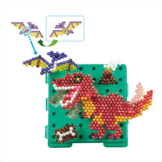 Creating A DINOSAUR Using Aqua Beads🦖 