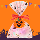 Ghost pumpkin wrapping tag