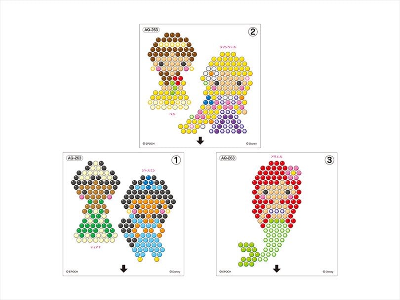 ディズニープリンセス キャラクターセット アクアビーズ公式サイト Aquabeads